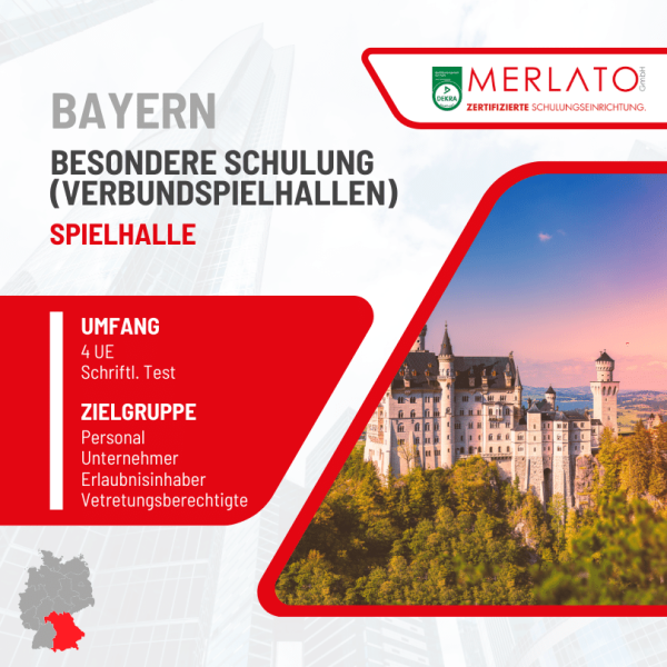 Bayern / Besondere Schulung Verbundspielhalle